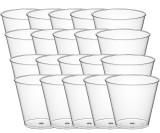 Chicken Pieces CP 5 oz. Clear Disposable Plastic Tumbler - 20/Pack | Convenient Drinkware for Any Occasion! 