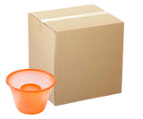  Fineline Quenchers Blaster Bomb Shot Cups / Power Bombs Neon Orange - 500/Case 
