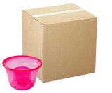  Fineline Quenchers Blaster Bomb Shot Cups / Power Bombs Neon Red - 500/Case 