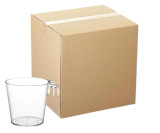 Chicken Pieces CP 1.5 oz. Clear Hard Plastic Shot Glass with Hook - 720/Case 