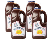 Sweet Baby Ray's 1 Gallon BBQ Sauce - 4/Case | Rich and Flavorful Barbecue Delight 