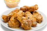Sweet Baby Ray's 0.5 Gallon Garlic Parmesan Wing Sauce - 4/Case | Creamy and Savory Wing Sensation