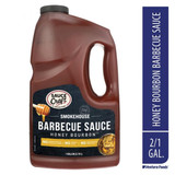 Sauce Craft Honey Bourbon BBQ Sauce 1 Gallon - 2/Case | Sweet and Smoky Elegance in Bulk