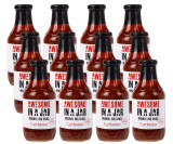  Cortazzo 19 oz. Awesome In a Jar Original BBQ Sauce - 12/Case | Exceptional Flavor in Convenient Jars 
