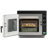 Amana Heavy Duty Stainless Steel Commercial Microwave Oven - 208/240V, 2200W | High-Power Performance for Culinary Excellence