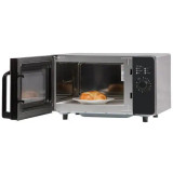 Amana Stainless Steel Commercial Microwave - 120V, 1000W | Reliable Cooking with Dial Controls