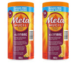  Metamucil 4 in 1 MultiHealth Fibre Supplement Powder Sugar-Free, Orange, 2 x 662 g | Promote Digestive Health with Delicious Sugar-Free Orange Flavor 