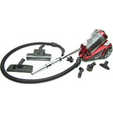 Atrix AHC-RR Revo Red 3 Qt. Bagless Canister Vacuum with HEPA Filtration and Tool Kit - 120V, 1400W