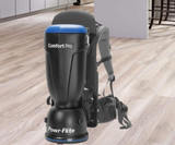 Powr-Flite Comfort Pro 6 Qt. Backpack Vacuum with Standard Toolkit - 120V Efficient Cleaning and Comfortable Mobility