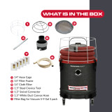 Mastercraft SootMaster® 3/4 Bushel Furnace Cleaning Vacuum with Tool Kit - 1 hp Power for Comprehensive Furnace Cleaning-chicken pieces