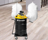 Tornado 55 Gallon Dual Electric Wet/Dry Industrial Vacuum - Double the Power, Double the Cleaning Capacity