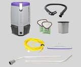 ProTeam Super Coach Pro 6 Qt. Backpack Vacuum with 101338 Two-Piece Wand and 107016 Xover Floor Tool - Efficient Cleaning with Enhanced Accessories