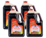 KIKKOMAN Kikkoman Teriyaki Marinade and Sauce 1 Gallon Containers - 4/Case - Infuse Flavor with Authentic Teriyaki Sauce 