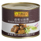 LEE KUM KEE Lee Kum Kee 5 lb. Black Bean Garlic Sauce - 6/Case - Savory and Bold Flavor Enhancer