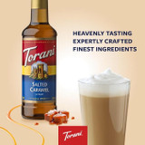 CHICKEN PIECES - Torani Salted Caramel Flavoring Syrup Plastic 750 mL Bonus Squeeze Pump