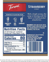 CHICKEN PIECES - Torani Strawberry Flavoring Syrup Plastic 750 mL Bonus Squeeze Pump