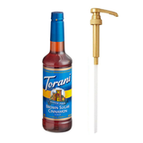 Torani Sugar-Free Brown Sugar Cinnamon Flavoring Syrup Plastic 750 mL Bonus Squeeze Pump