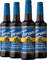 torani Torani Sugar-Free Chocolate Macadamia Nut Flavoring Syrup Plastic 750 mL Bonus Squeeze Pump