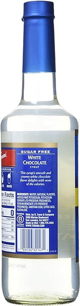 torani Torani Sugar-Free White Chocolate Flavoring Syrup Plastic 750 mL Bonus Squeeze Pump