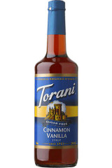 torani Torani Sugar-Free Cinnamon Vanilla Flavoring Syrup Plastic 750 mL Bonus Squeeze Pump