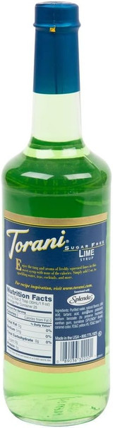 torani Torani Sugar-Free Lime Flavoring Syrup Plastic 750 mL Bonus Squeeze Pump