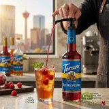 torani Torani Sugar-Free Red Raspberry Flavoring Syrup Plastic 750 mL Bonus Squeeze Pump - chicken pieces