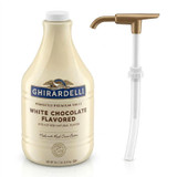 chicken pieces - Ghirardelli White Chocolate Flavoring Sauce 64 fl. oz. Bonus Squeeze Pump