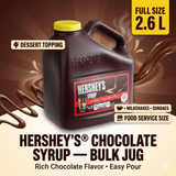 Hershey's 7.5 lb bulk chocolate syrup jug; Professional chocolate topping for ice cream; Bulk Hershey's syrup for restaurants.- CHICKEN PIECES