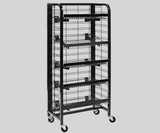 Chicken Pieces 13" x 24" x 52" Mobile 5-Shelf Merchandising Display - Elevate Your Retail Presentation