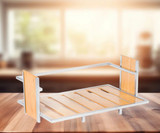 Cal-Mil Eco Modern Single Tier Merchandiser - 21" x 13" x 8" | Versatile Display Solution