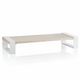 Cal-Mil Blonde 7" x 20" x 3 1/2" Maple Wood Riser | Vertical Space-Saving Display for Appetizers