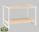 Cal-Mil Blonde Maple Wood Two Tier Riser | Elevate Your Appetizer Presentation