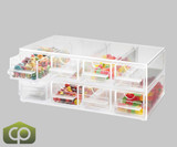 Cal-Mil Eight Drawer Topping Dispenser - Organized Toppings, Happy Patrons