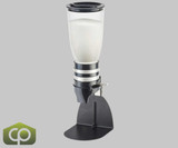 Cal-Mil Black Freestanding 1 Liter Single Canister Sugar Click Dispenser - Precise Sugar Control