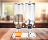 Eastern Tabletop Park Avenue 11.4 Liter Double Canister Cereal Dispenser - Versatile Cereal and Snack Service