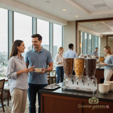 Cal-Mil Turn N Serve Platinum 3.5 Liter Triple Canister Cereal Dispenser - Effortless Cereal Service