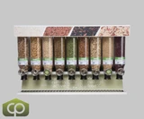 Rosseto Bulkshop 13.3 Liter, 9 Canister Premium Dry Food Merchandiser Shelf - Elevate Your Display