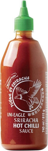 UNI EAGLE Uni-Eagle Sriracha Hot Chilli Sauce | 740ml | 3 Pack | Authentic Asian Flavor 