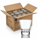 Libbey Endeavor 9 oz. Stacked Elegance Rocks Glass Set - 12/Case-Chicken Pieces