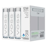 VOSS Still Artesian Water Glass 800ml (12/case) - Pallet of 64 cases