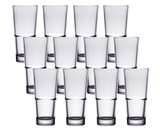 Libbey Durable Glassware - 12/Case - Endeavor 16 oz. Stackable Cooler Glass-Chicken Pieces