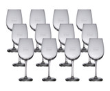 Libbey Vina Case of 12 Wine Glasses with Etched Pour Lines - 16 oz.-Chicken Pieces