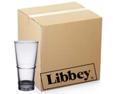 Libbey Restaurant Basics Case of 24 Rim Tempered Stackable Mixing Glasses - 22 oz.-Chicken Pieces