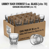 Libbey Everest 36-Case for Versatile Elegance - 5 oz. Stackable Juice Glass-Chicken Pieces