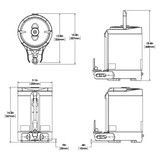 Bunn Infusion Series 1.5 Gallon Stainless Heat Coffee Server-Chicken Pieces