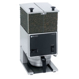 Bunn LPGE Low Profile 6 lb. Double Hopper Grinder - 120V-Chicken Pieces