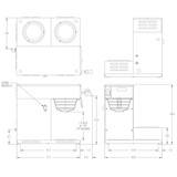 Bunn Axiom DV-3 Automatic Coffee Brewer with 3 Lower Warmers-Chicken Pieces