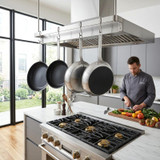 CP Hospo 10" Aluminum Non-Stick Fry Pan - Superior Heat Distribution 6/Case-Chicken Pieces