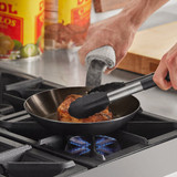 CP Hospo 8 3/4" Sloped Sides Carbon Steel Fry Pan (6/CASE)-Chicken Pieces