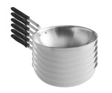 Vollrath Tribute 14" Black Silicone Heavy-Duty Stir Fry Pan(6/CASE)-Chicken Pieces
